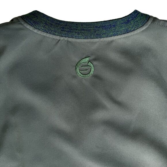 Sunderland Of Scotland Green Vest  Mens Large Naples Nat’l Pullover Windbreaker - Picture 6 of 15